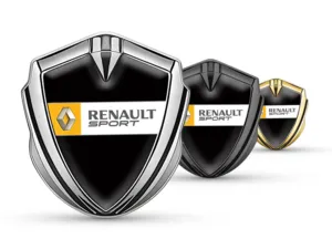 Renault Metal Domed Emblem Durable Stylish Shape